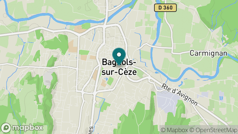 Carte - Bagnols Sur Ceze