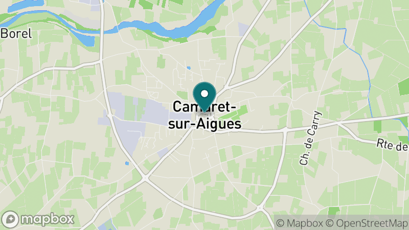 Carte - Camaret-sur-Aigues
