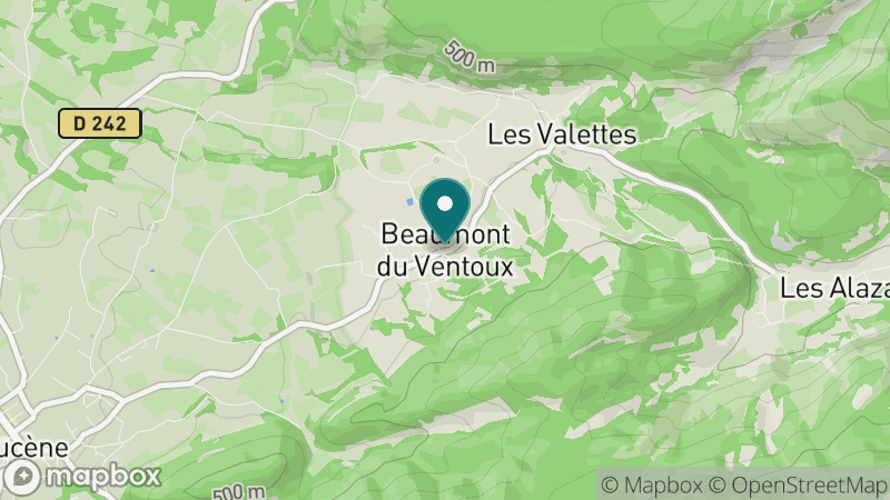 Carte - Beaumont Du Ventoux
