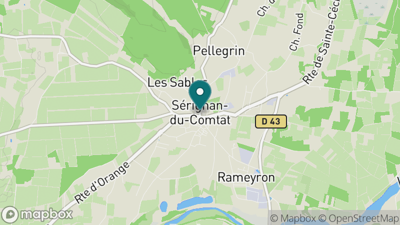 Carte - Serignan Du Comtat