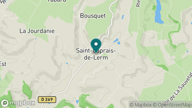 Carte - Saint Caprais De Lerm