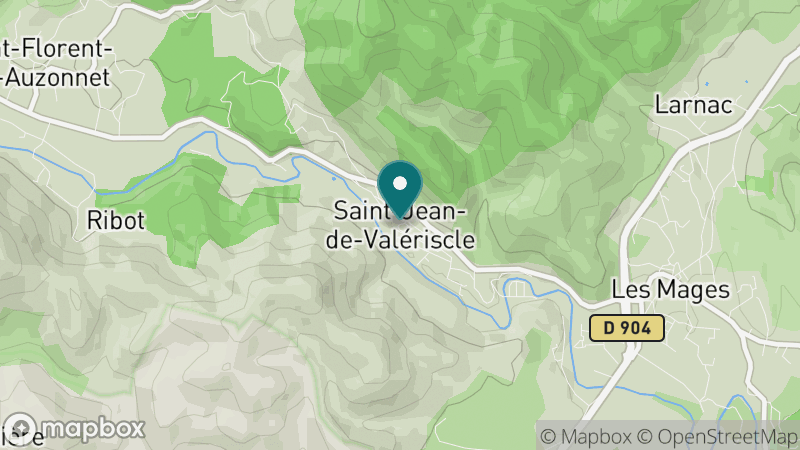 Carte - Saint Jean De Valeriscle