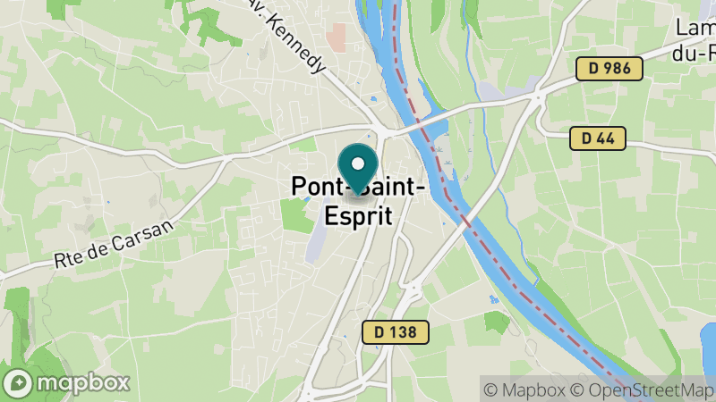 Carte - Pont Saint Esprit