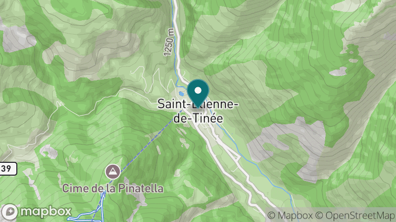Carte - Saint Etienne De Tinee