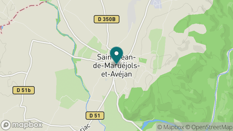 Carte - Saint Jean De Maruejols Et Avejan