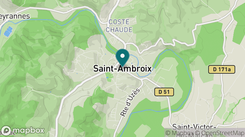 Carte - Saint-Ambroix