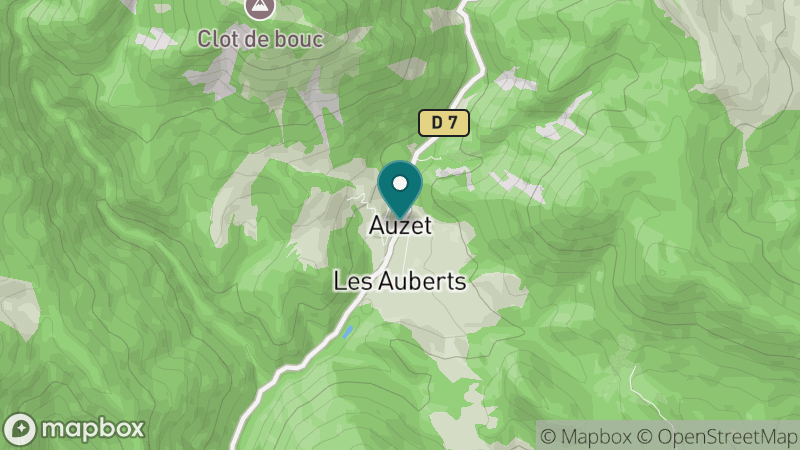 Carte - Auzet