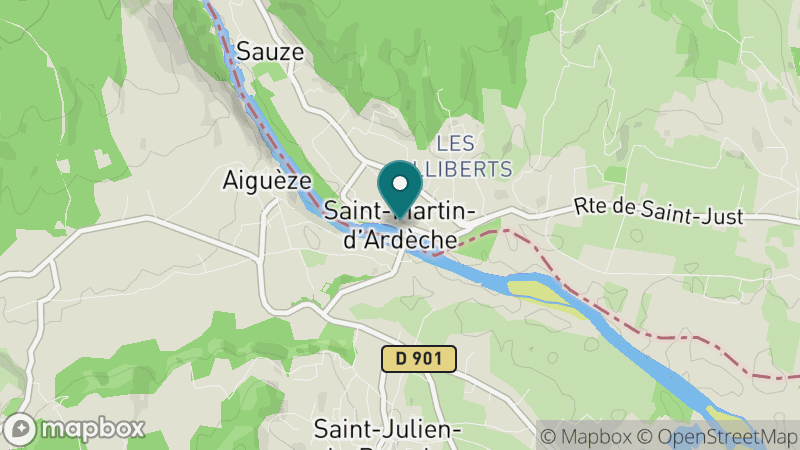 Carte - Saint Martin D'ardeche