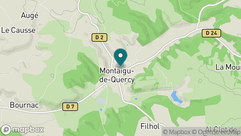 Carte - Montaigu-de-Quercy