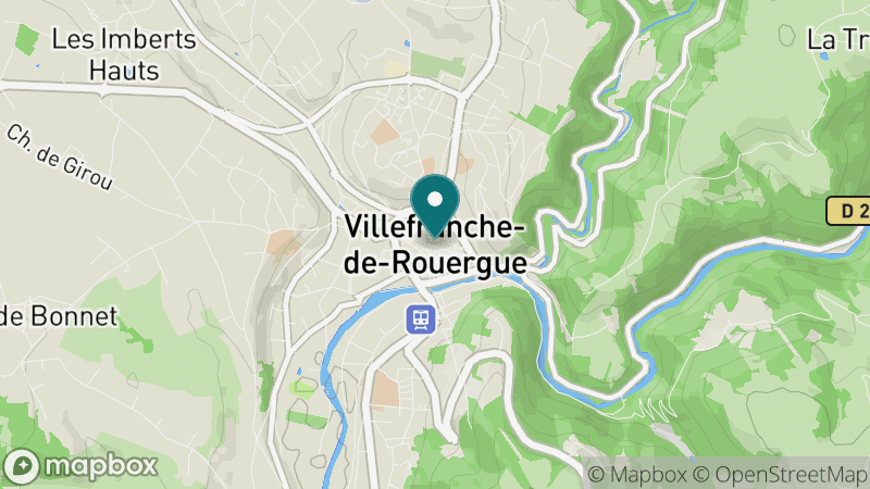 Carte - Villefranche-de-Rouergue