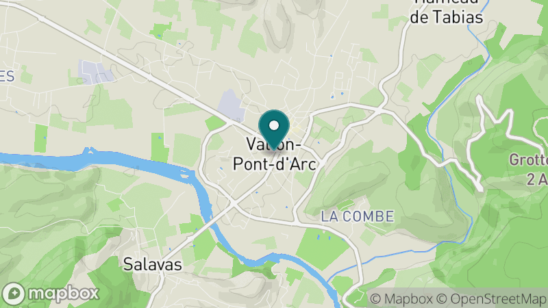 Carte - Vallon Pont D'arc