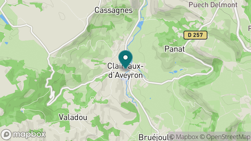 Carte - Clairvaux-d'Aveyron