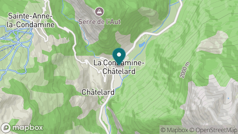 Carte - La Condamine-Châtelard