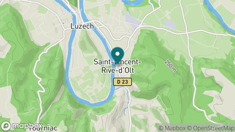 Carte - Saint Vincent Rive D'olt