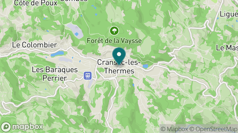 Carte - Cransac