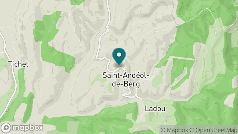 Carte - Saint-Andéol-de-Berg