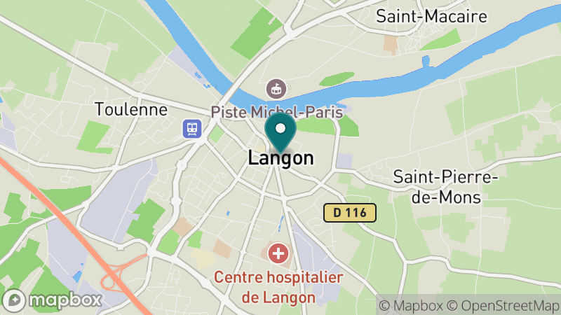 Carte - Langon