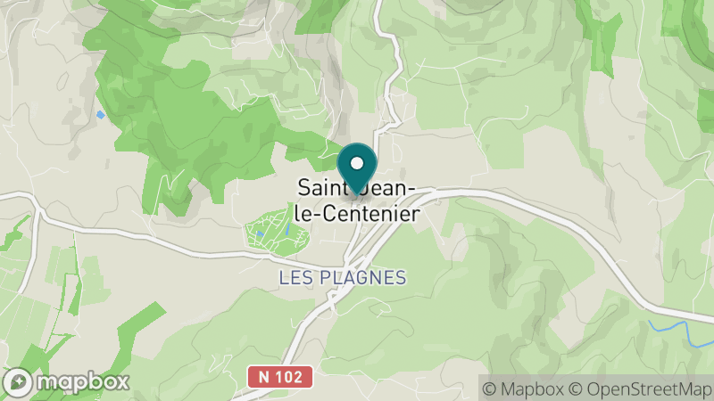Carte - Saint Jean Le Centenier
