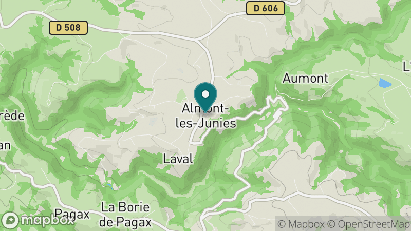Carte - Almont Les Junies