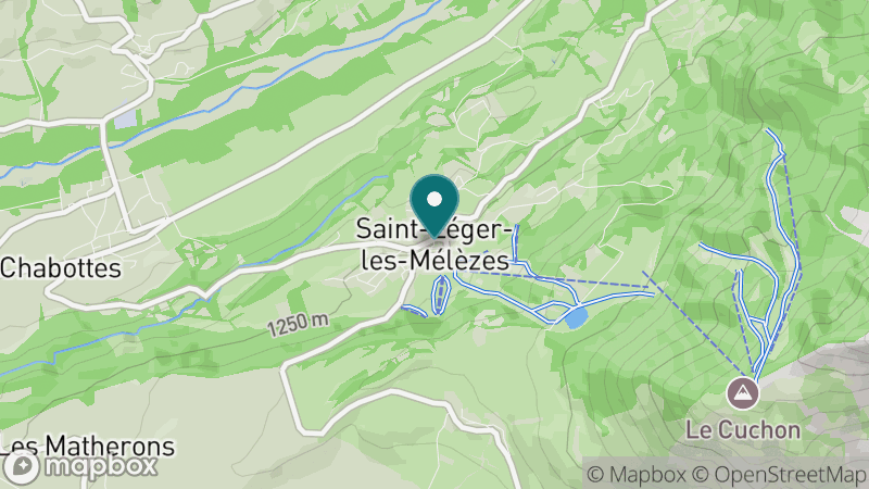 Carte - Saint Leger Les Melezes