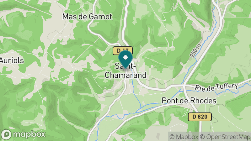 Carte - Saint Chamarand