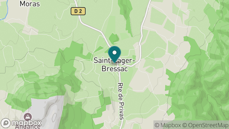 Carte - Saint-Lager-Bressac