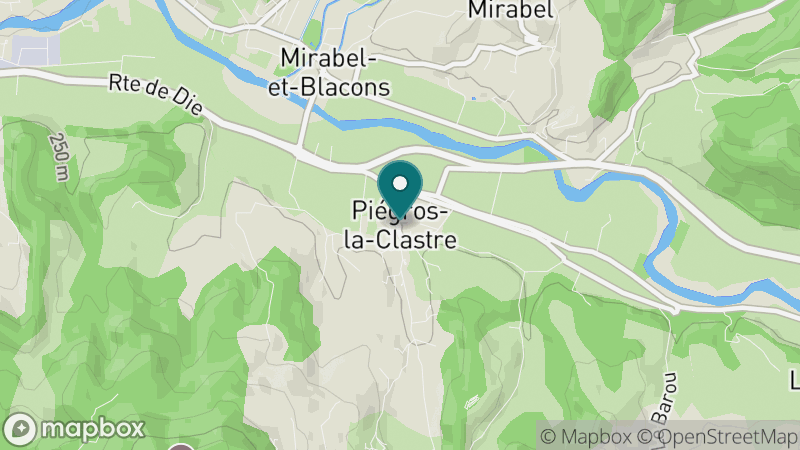 Carte - Piegros La Clastre