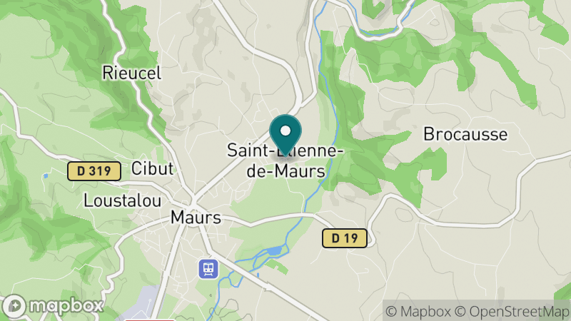 Carte - Saint Etienne De Maurs