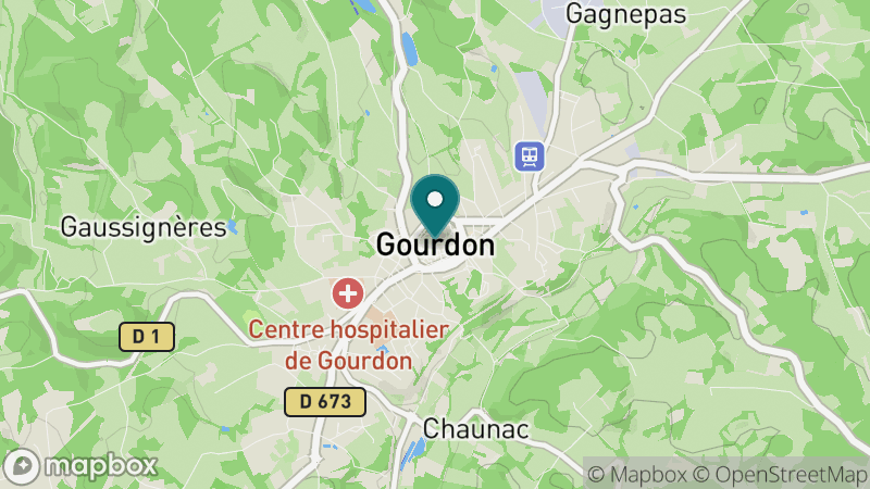 Carte - Gourdon
