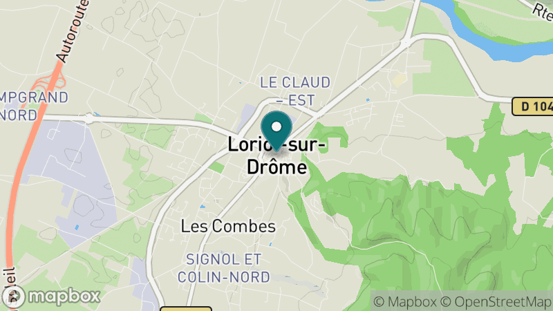 Carte - Loriol Sur Drome