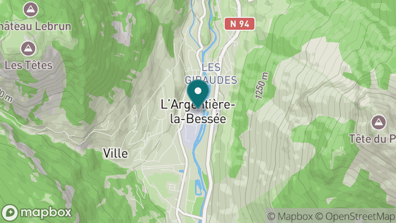 Carte - L'argentiere La Bessee