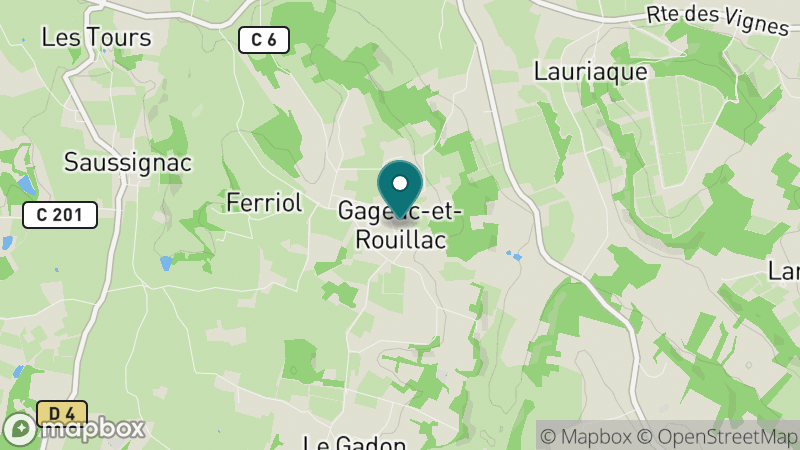 Carte - Gageac Et Rouillac