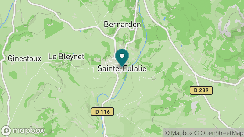 Carte - Sainte-Eulalie