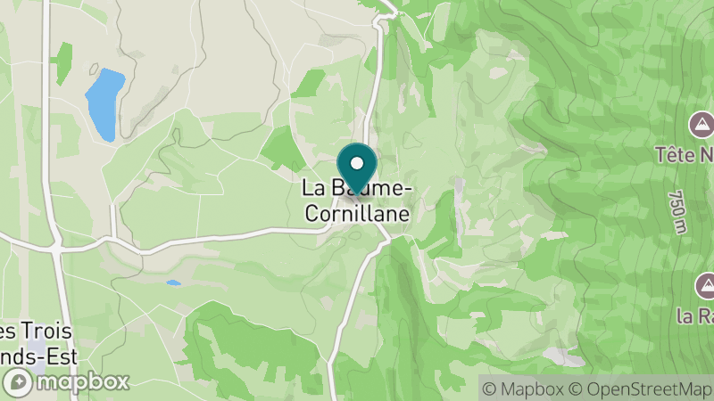 Carte - La Baume Cornillane