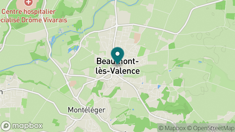 Carte - Beaumont Les Valence