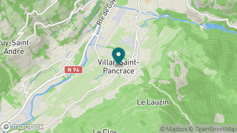 Carte - Villar Saint Pancrace
