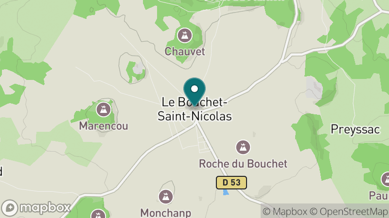 Carte - Le Bouchet St Nicolas