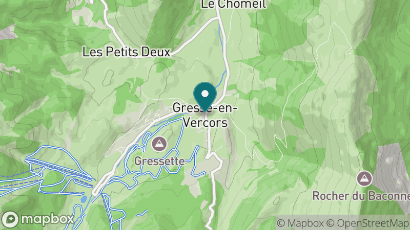 Carte - Gresse-en-Vercors