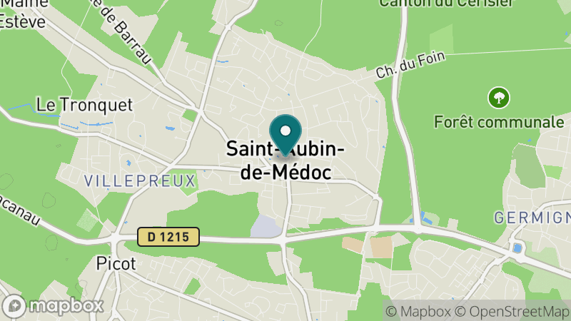 Carte - Saint Aubin De Medoc