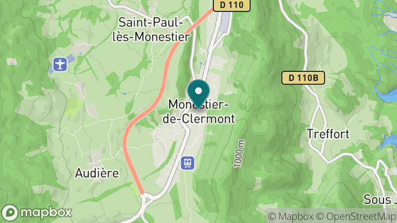 Carte - Monestier-de-Clermont