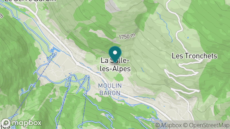 Carte - La Salle Les Alpes