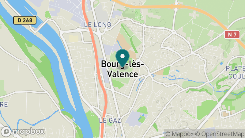 Carte - Bourg Les Valence