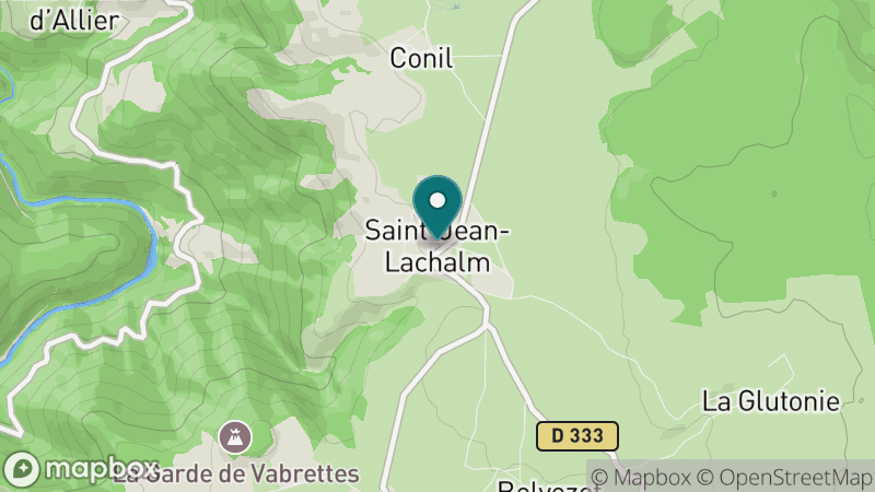 Carte - Saint-Jean-Lachalm