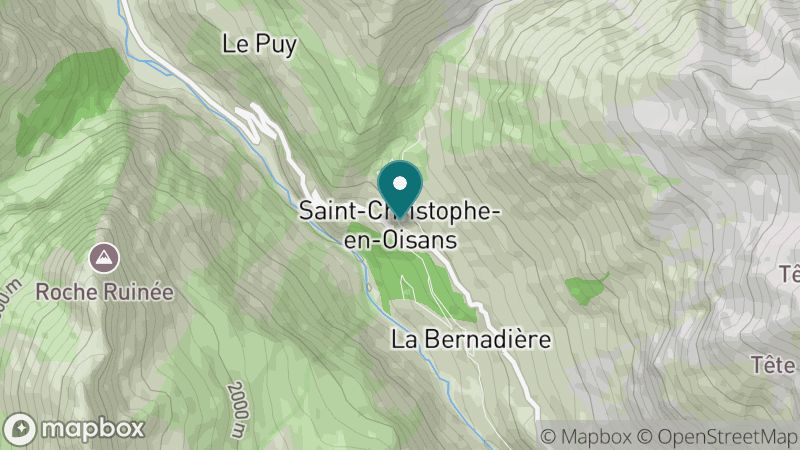 Carte - Saint-Christophe-en-Oisans