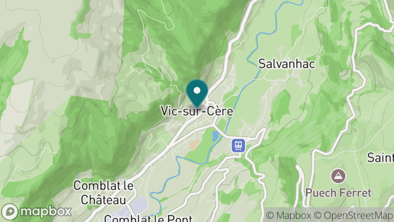 Carte - Vic-sur-Cère