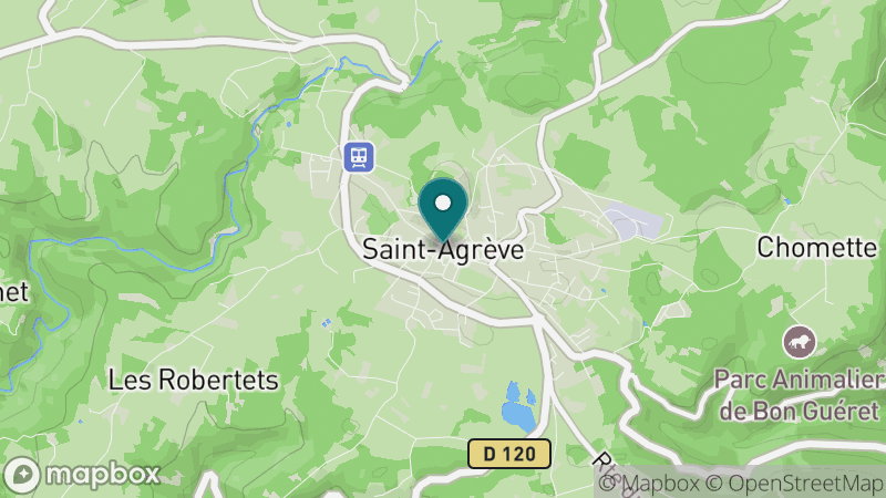 Carte - Saint Agreve