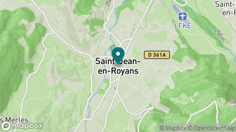 Carte - Saint Jean En Royans