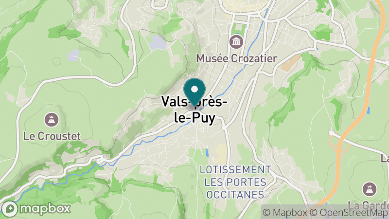 Carte - Vals Pres Le Puy