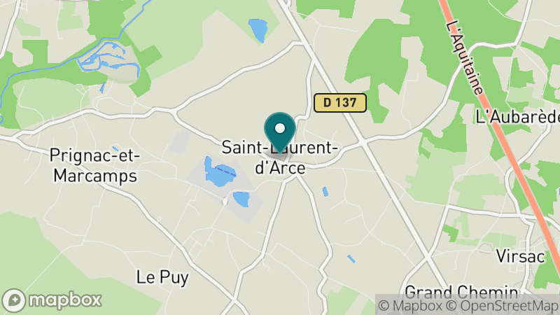 Carte - Saint Laurent D'arce