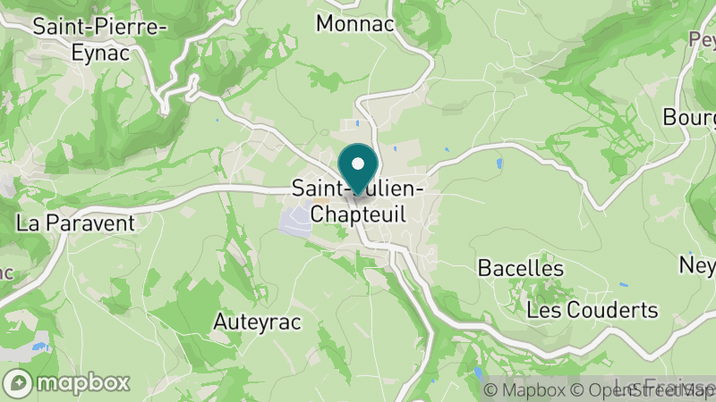 Carte - Saint Julien Chapteuil
